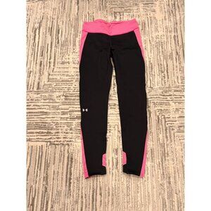 Under Armour women's small black/pink Coldgear leggings Retails $64.99